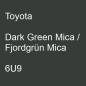 Preview: Toyota, Dark Green Mica / Fjordgrün Mica, 6U9.